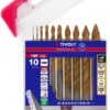 3221912344502_1 Tivoly Smart Point FUSIO metallipuuride komplekt – 10-osaline Ø 1–10 mm, FUSIO-kate HSS, 5 mm kolmnurkvars, automaatne tsenterdus, CLIPSTER karp
