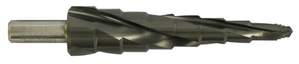 3221912712820_1 XL Astmeline puur HSS, Ø8-22 mm. Laastusoon spiraalne. TiAlN katte. Tri-Flat