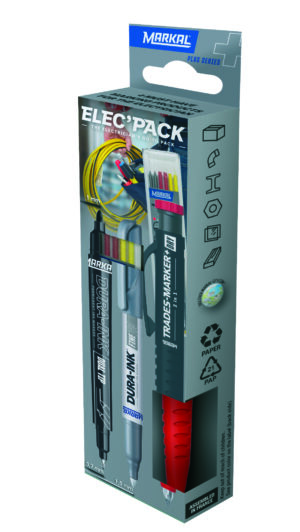 3660447222723_1 Markerite komplekt elektrikutele Markal (märkimispliiats +2 markerit)