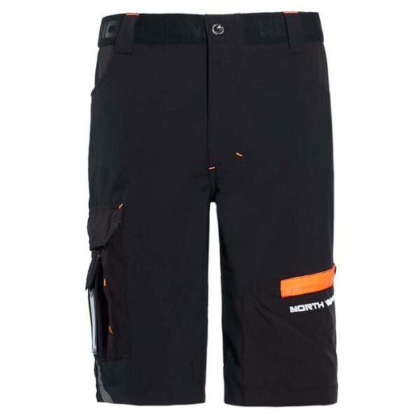 3700584914478 Work Shorts North Ways Horn 1423 black/orange, size 50