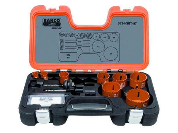 *temp* Bi-Metall augusaagide kmpl 19-65mm, kaks hoidikut + 1 varu juhtpuur, 12 osa