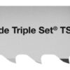 38683411TSX234640 Carbide Triple Set™ "Xtra"™ TSX Bahco saelint 4640mm 3868-34-1.1-TSX-2/3-4640