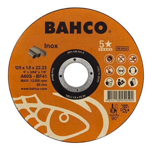 3911-150-T41-I Lõikeketas A60S INOX T41 150x1.0x22.23mm