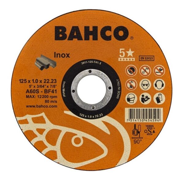 3911-180-T41-I Lõikeketas A60S INOX T41 180x1.6x22.23mm