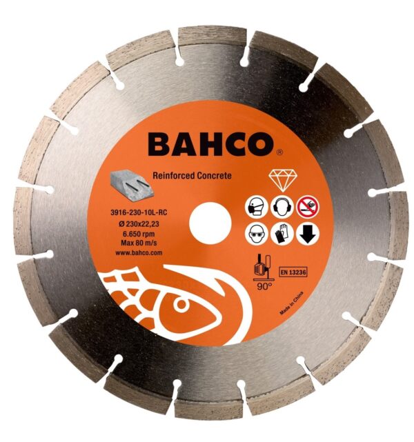 3916-230-10L-RC Teemantketas armeeritud betoonile 230x2.5x22.23mm