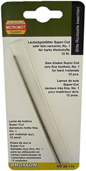 4006274281141_1 Proxxon Super-Cut tikksaeterad metallile, eriti peen hammas, nr 1: 48 hammast/25 mm, 12 tk 28114