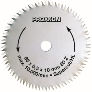 4006274287310_1 Proxxon saeketas Super-Cut Ø 85 x 0,5 x 10 mm (80 hammast) 28731