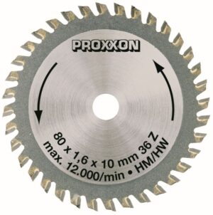 4006274287327_1 Proxxon saeketas, kõvasulamhammastega Ø 80 x 1,6 x 10 mm (36 hammast) 28732