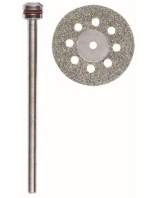 4006274288447_1 Proxxon Teemantlõikeketas MICROMOT 28844 – Ø 20 mm, jahutusavadega + kinnitusvarras