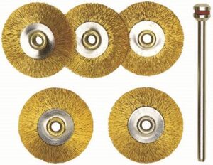 4006274289628_1 Proxxon Messingist terasharjad 28962 – Ø 22 mm, 5 tk + kinnitusvarras