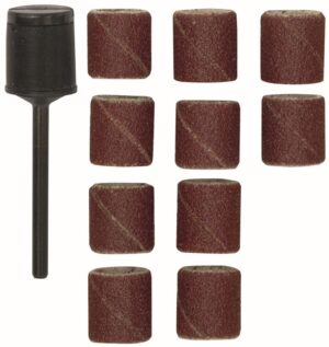 4006274289789_1 Proxxon Lihvimisrullide komplekt 28978 – 10 tk, Ø 14 mm, 120 karedusega