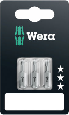 4013288029607 Wera 840/1 Standard otsakud HEX-Plus 2.0 + 2.5 + 3.0 x 25mm