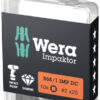 4013288157485_1 Wera 868/4 Impaktor otsakud Robertson # 3 x 25mm, 10tk