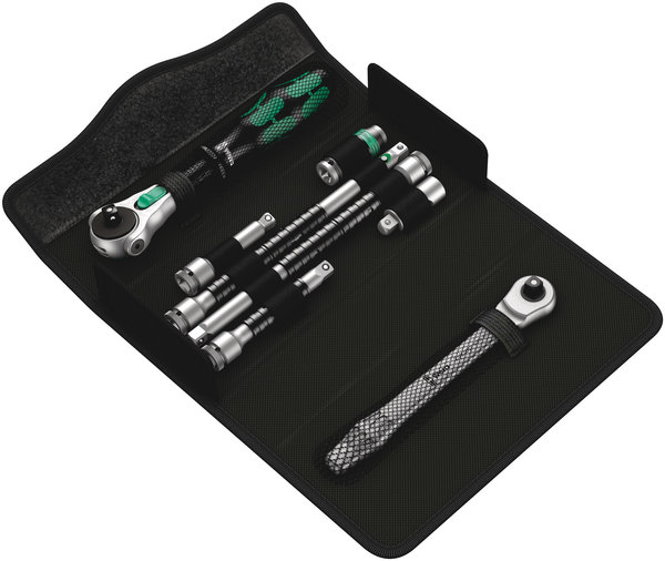 4013288178633_1 Wera Kraftform Kompakt Zyklop MS1 Metal/Speed 1/4" drive ratchet set 8 pieces