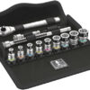 4013288190987_1 Wera Zyklop Metal Ratchet Set HF with sockets