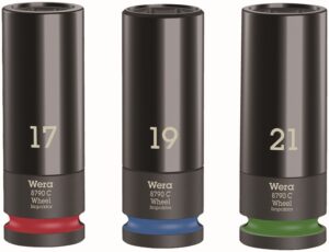 4013288210760 Wera velje löökpadrunite kmpl 3 osa 17-19-21mm