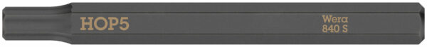 4013288222442_1 Wera 840 S löök-kruvikeeraja otsak Hex-Plus 5,0 x 70 mm