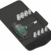 4013288223364_1 Wera Kraftform Kompakt 400 RA narrega T-käepideme komplekt 1/4" padrunvõtmetega, 9osa 3/16" - 1/2", tollmõõt