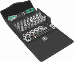 4013288225573_1 Wera 810 All-in Zyklop Padrunvõtmete ja -otsakute komplekt, 3/8" 35 osa