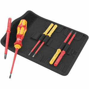 4013288229663_1 Wera Kraftform Kompakt VDE isoleeritud mitmeotsik-kruvikeerajate komplekt – 7-osaline, 1000 V VDE, Take-It-Easy tööriistavalija, 102 mm vars
