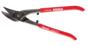 4014118032422_1 Plekikäärid sirge lõige Ideal 260mm HRC 56 (vasak, punane PVC kate)