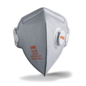 4031101950129_1 Face mask Uvex silv-Air classic 3220 FFP2 foldable with valve, with carbon layer