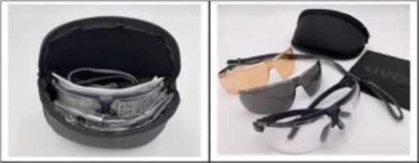 4031101989839_1 Tactical safety spectacle set Uvex i-3, with interchangable lenses