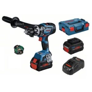 4059952523293_1 Akulöökkruvikeeraja Bosch GSB 18V‑150 C, 2×8,0 Ah ProCORE + GAL 1880 CV + L‑BOXX 136 + GCY 42