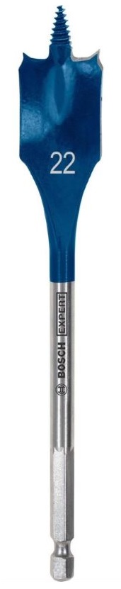 4059952533940_1 Lapik puidupuur 22x152 mm, tsentripuuriga, 1/4 kuuskant