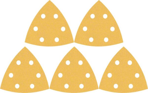 4059952541631_1 Multitööriista lihvpaber 93x93mm, puidule, P80 - 5tk