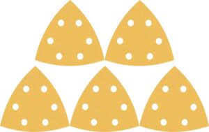 4059952541655_1 Multitööriista lihvpaber 93x93mm, puidule, P120 - 5tk