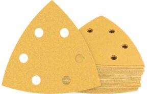 4059952542683_1 Multitööriista lihvpaber 93x93mm, puidule, P120 - 50tk