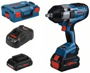 4059952564593_1 Akulöökmutrikeeraja Bosch GDS 18V-1000, 1/2", LB, (2x5.5Ah ProCORE), 1880CV, BITURBO