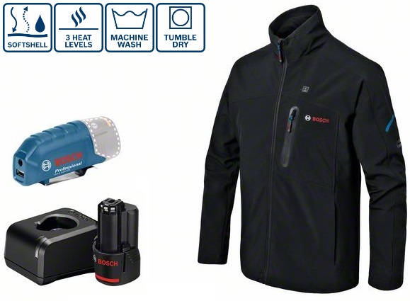 4059952580661_1 Soojendusega jope Bosch GHJ 12V+18V + GAA 12V-21, (1x2.0Ah), suurus 2XL