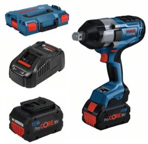 4059952582337_1 Akulöökmutrikeeraja Bosch GDS 18V-1050 H, 3/4", (2x5.5Ah ProCORE), 1880CV, 1700Nm, BITURBO