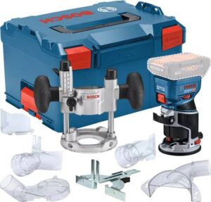 4059952661728_1 Akuservafrees Bosch GKF 18V-8, 8 mm padrun + sügavuse- ja fikseeritud alus (komplekt, L-BOXX)