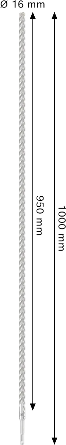 4059952697901_1 PRO SDS plus-5x puur 16 x 950 x 1005 mm,1 tk.