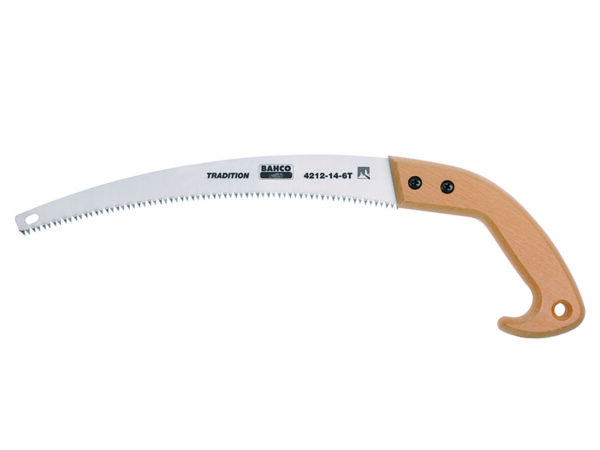 4211-11-6T Oksasaag 280mm 6TPI pöögipuust käepidemega