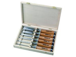 425-083 Peitlite komplekt Bahco 6 osa, puidust karbis