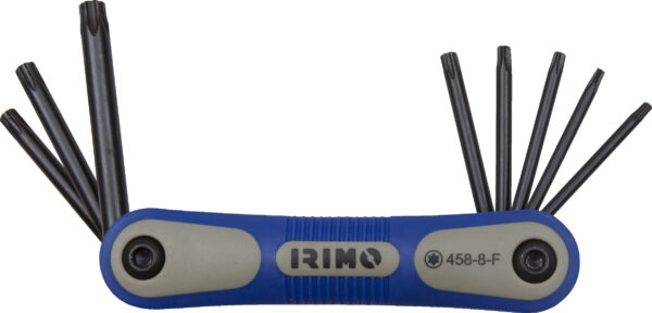 458-8-F Kokkupandav Torx võtmete kmpl T9-T40 8 osa Irimo