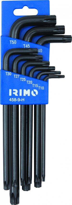 458-9-H Torx L-võtmete kmpl T10-T50 9 osa Irimo