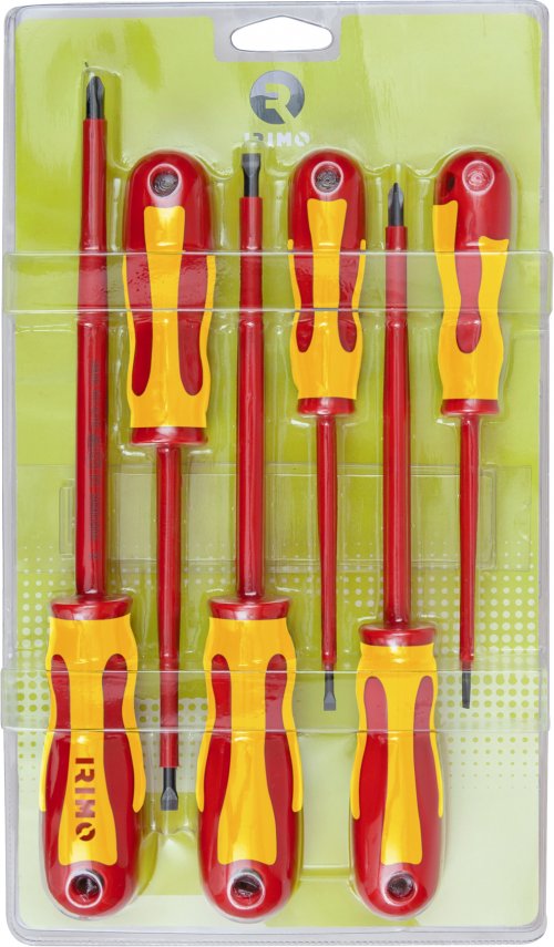 459V-6-B Kruvikeerajate kmpl SL3,0/SL4,0/SL5,5/SL6,5/PH1/PH2 6 osa 1000V VDE Irimo