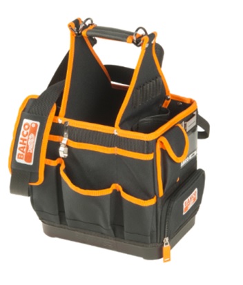 4750FB3-12 Bahco avatud ülaosaga kangast tööriistakott jäiga põhjaga, elektrikutele, 12 L
