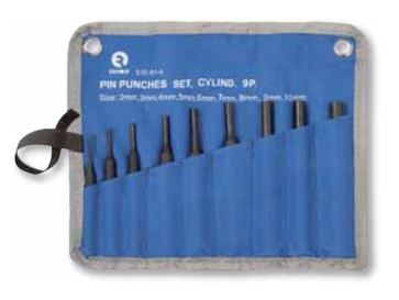 515-91-4 Silindriliste tornide kmpl 9 osa - 2/3/4/5/6/7/8/9/10mm kotis Irimo