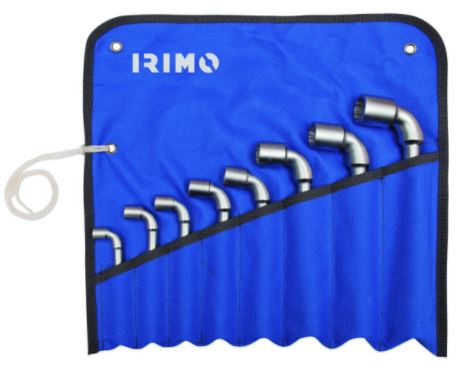 52-8-W Kuuskant L-toruvõtmete kmpl 8 osa - 8/10/11/13/14/17/19/22mm kotis Irimo