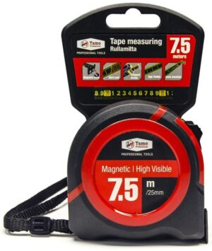 6420613767741_1 Mõõdulint Tamoline, 7.5m x 25mm, magnetiga