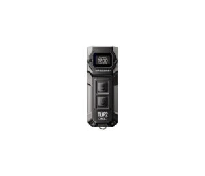 6952506409501_1 Nitecore TUP2 võtmehoidja taskulamp – 1200 luumenit, USB-C laetav, OLED ekraan, alumiinium, IP54