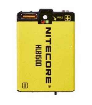 6952506496938_1 Nitecore HLB1500 laetav liitiumioon akupakk – 1500mAh, USB-C kiirlaadimine, kompaktne, sisseehitatud turvafunktsioonid