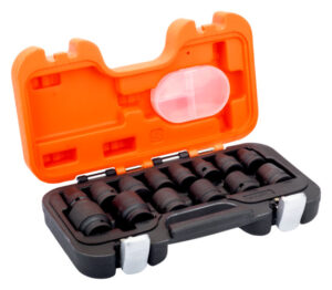 7311518280314 Kuuskant löökpadrunite komplekt Bahco 10-27mm 14 osa 1/2"