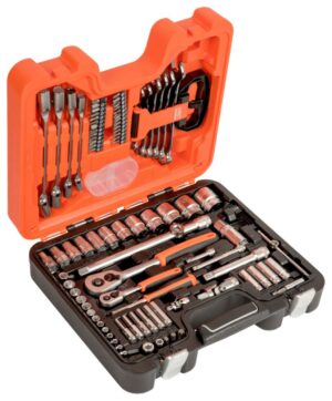 7314150104000_1 Padrunite 4-32mm, otsakute ja lehtsilmusvõtmete 8-17mm komplekt 1/4" + 1/2" 91 osa, Dynamic-Drive profiil